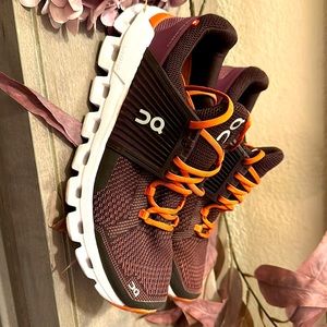 Cloud 9 Burgundy and Orange Athletic Shoes